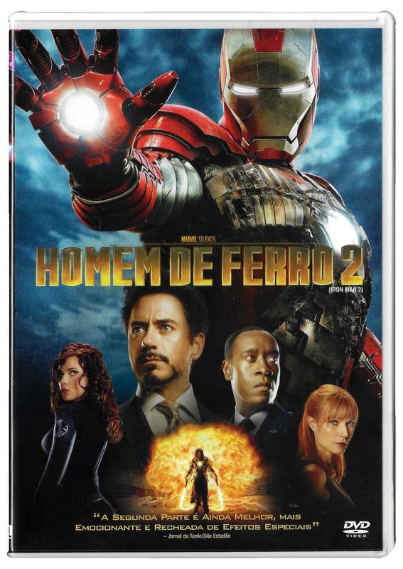 DVD Homem de Ferro 2 - Marvel Studios Original - Bonecos